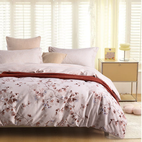 Mist Perfume King Size Bed Sheet Set by Florida with 2 Pillow Covers